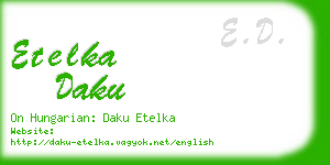 etelka daku business card